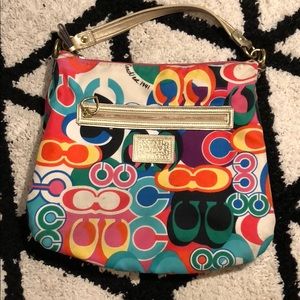 Colorful Coach purse